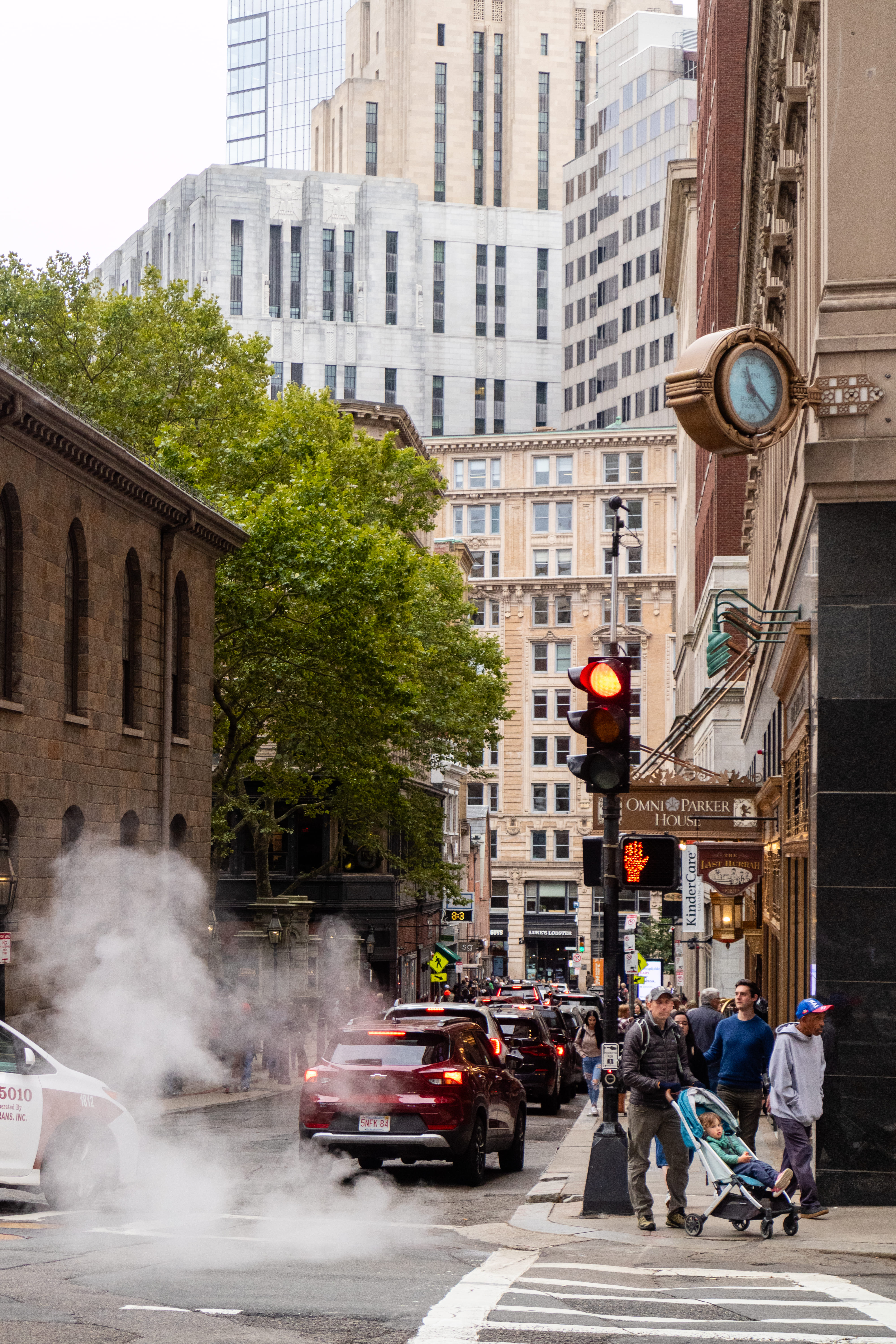 Downtown Boston + Steam